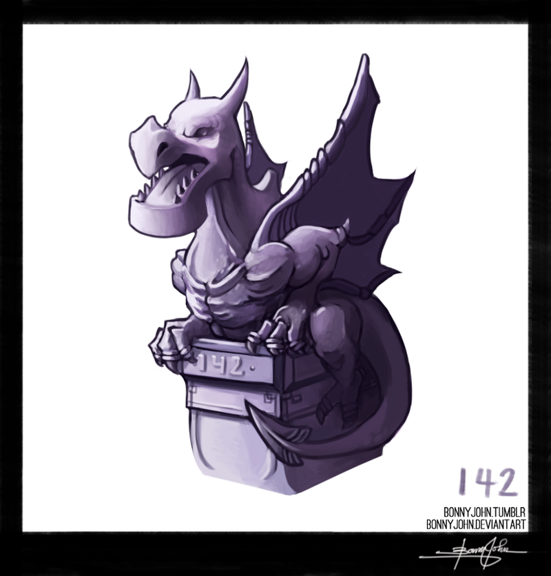 Illustration for article titled The Aggressive Aerodactyl! Pokemon One a Day!